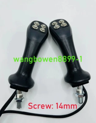 Excavator wood grabbing modified metal 4-button joystick handle