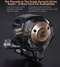 KZ EDX Pro X Wired In-Ear Monitor Headphones - Dual DD HiFi Stereo