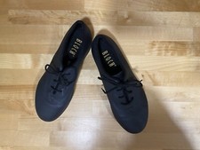 Bloch Girls/Womens Black Leather Tap Shoes Oxford Style Size 6.5 Women