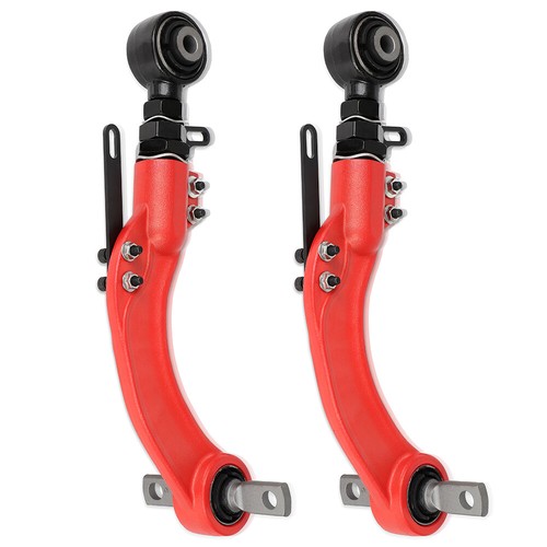 For 2006-2011 2012 2013 Honda Civic Red Adjustable Rear Control Camber Arms Kit - Picture 2 of 7