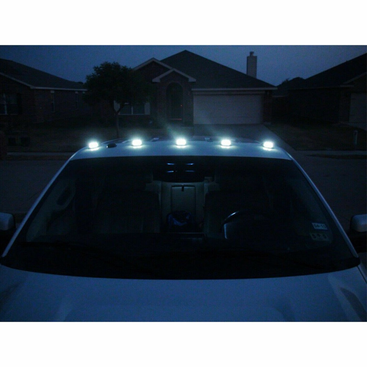 Riloer Luces LED De Advertencia, 60 Luces Estroboscópicas LED De Advertencia 60 Luces Estroboscopicas Led De Advertencia Ambar Intermitentes De Seguridad Para Vehiculos Camiones Tractores