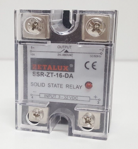 ZETALUX SSR-ZT-16-DA État Solide Relais 24-480 VAC 50/60 Hz / Lot De 4 - Photo 12 sur 12