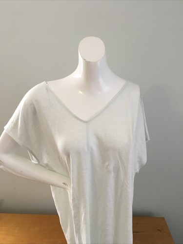 NWT LOFT LINEN V-NECK T-SHIRT MINT 