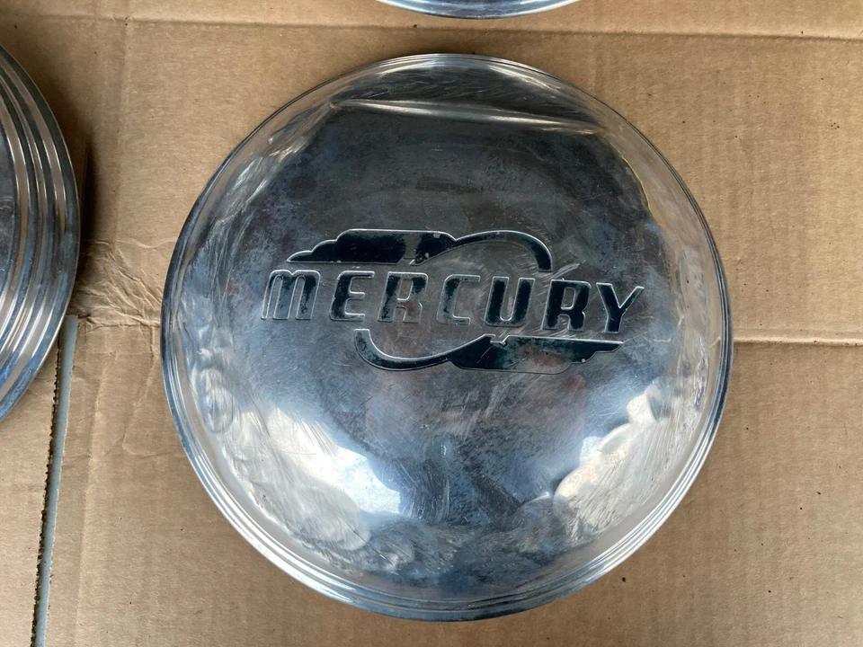 Conjunto de 4 calotas de artilharia para cachorros Ford Mercury 1946 - Imagem 4 de 4