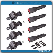 Golf Cart Seat Belts Lap Set Retractable 42'' For EZGO/Yamaha/Club Car 4 Sets