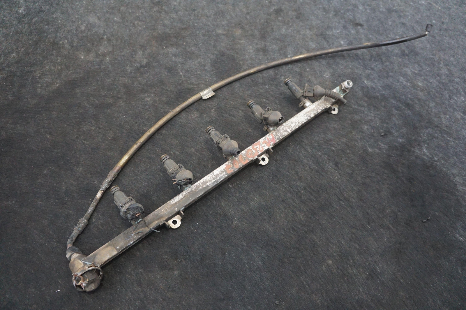Set 2 Left & Right Fuel Rail 07L133681E Lamborghini Gallardo Spyder 2008 *Note*