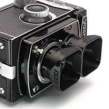 Paraluce a scatto Dual Lens Hood per Yashica A Yashica-A