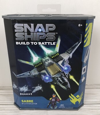 Snap Ships Build to Battle Sabre XF-23 Interceptor (3 Builds in 1)