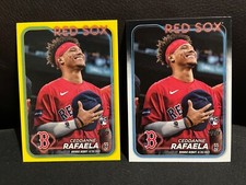 2024 Topps Update Yellow Border / Base Ceddanne Rafaela Rookie Debut #US110