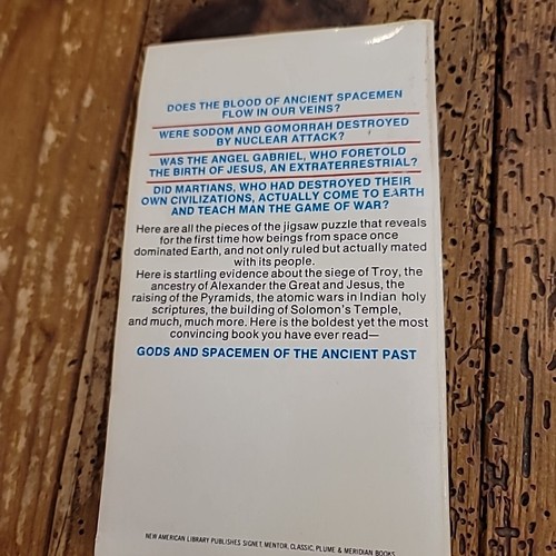 "GODS AND SPACEMEN OF THE ANCIENT PAST" W. Raymond Drake 1st Edition 1974 - Picture 2 of 3
