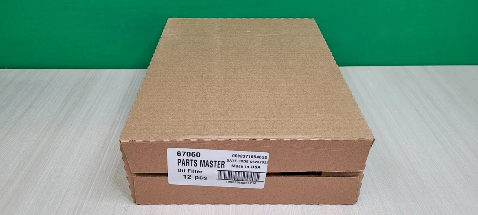 (CANTIDAD. 12) Filtro de aceite de motor maestro piezas NUEVO HECHO EN EE. UU. CAJAS INDIVIDUALES Foto 2 de 4