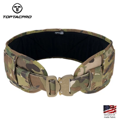 TOPTACPRO Porte-charge de courroie MOLLE Ceinture de service à dégagement Camo