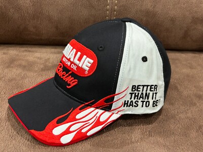 Amalie Motor Oil Racing Hat Men Adjustable Strap Green & Flame