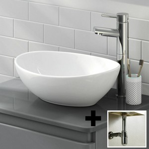 Uk Sink Modern Design Bathroom Countertop Oval Ceramic Basin Sink