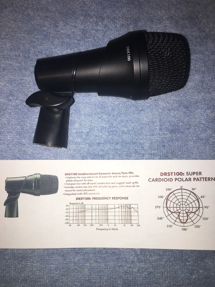 Used Microphone For Kick Drum/Bass Guitar Cabinets DRK100 Digital Reference Mic - Image 2 of 3