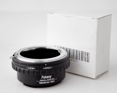 Fotasy Nikon (G) -NEX Adapter Nikon G Lenses to Sony NEX E-Mount
