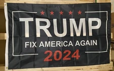 Donald Trump President 2024 Flag FREE SHIP Save America Republican USA Sign 3x5’