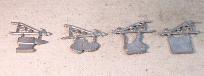 4x Market Signs City Decor Ral Partha Grenadier Citadel Unpainted Dwarven Forge