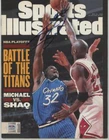 Shaquille O'Neal Signed Sports Illustrated SI w/ Michael Jordan 5/22/95 PSA/DNA