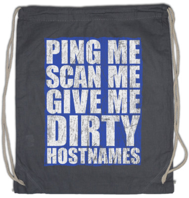 Ping Me Scan Me Turnbeutel Admin Informatiker Informatik Programmierer Fun