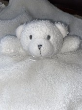 Blankets  Beyond White Bear Baby Lovey  Security Blanket EUC