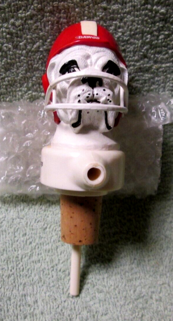 Bulldogs Football Helmet Liquor Wine Pourer NCAA New In Box