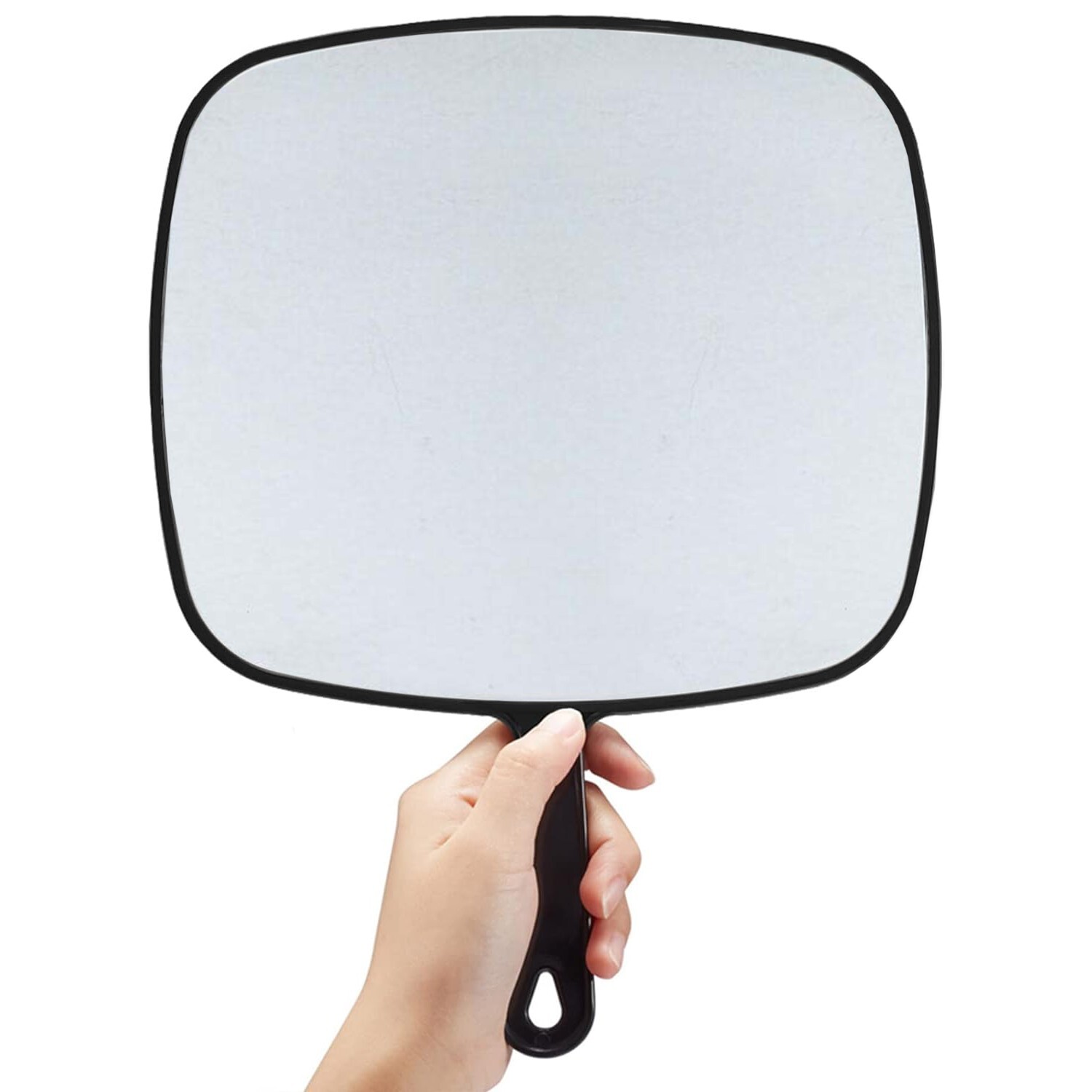 Mirror Hand With Held Extra Large Barber Makeup Handle Beauty 9