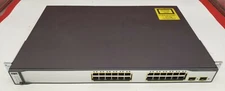 Cisco 3750 Series 24-Port 10/100 Fast Rack Mountable Ethernet Network Switch #30