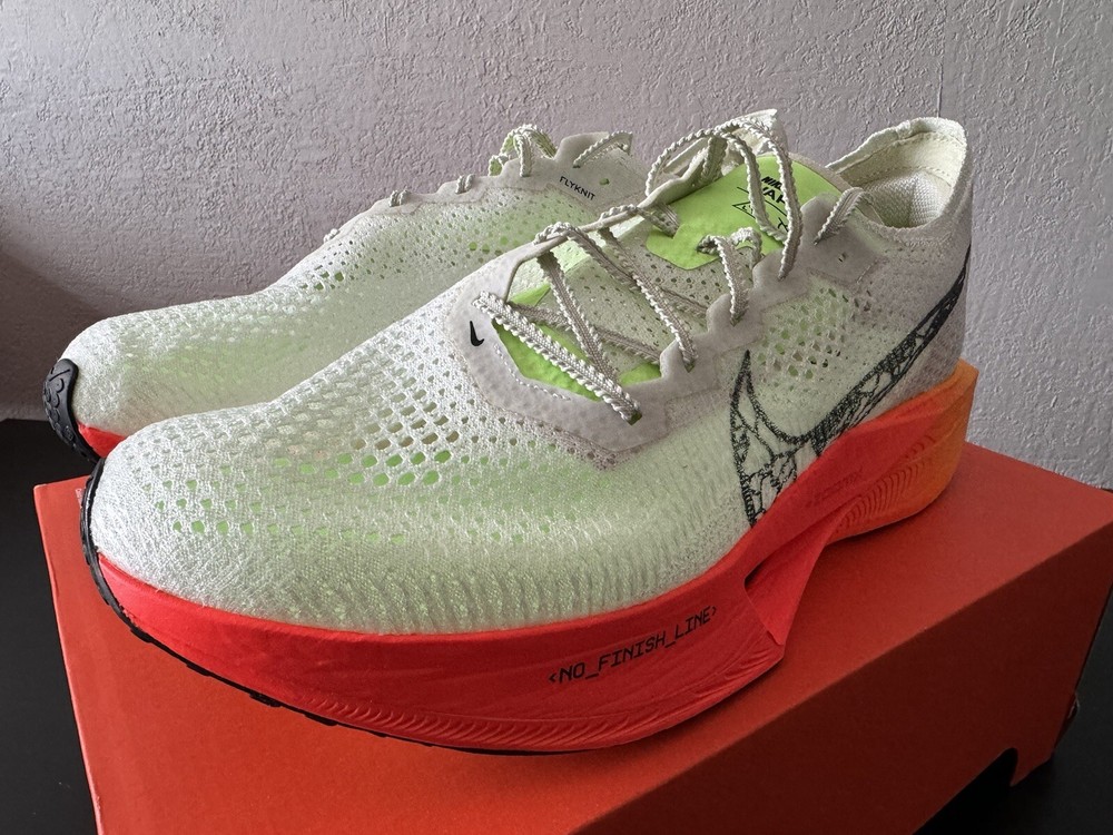 Nike ZoomX Vaporfly Next% 3 No Finish Line Mens Running Shoes Size 13 No-Lid FQ8344-020