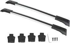 TYFYB Roof Rack Cross Rail Package Silver Compatible with GMC Acadia GM 10-17