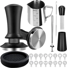 Coffee Tamper Set 22 Pcs,Espresso Accessories with Coffee Espresso Tamper 51Mm &