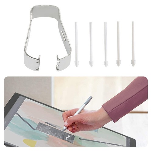 5 pointes de rechange tactiles avec clip pour Galaxy Tab (blanc) - Zdjęcie 4 z 8
