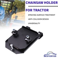 BESTERYUS Chainsaw Mount Steel Holder Universal Chainsaw Carrier ATV UTV Tractor