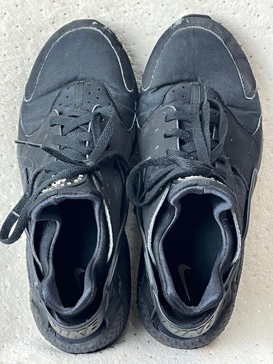 Nike Mens Air Huarache 318429-003 Black Running Sneakers  display picture 1