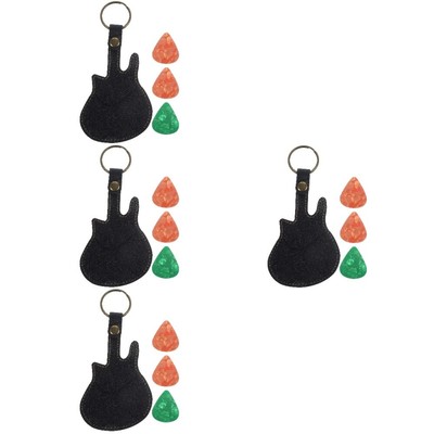  4 Sets Gitarren-Pick-Halter, Instrumenten-Pick-Behälter,