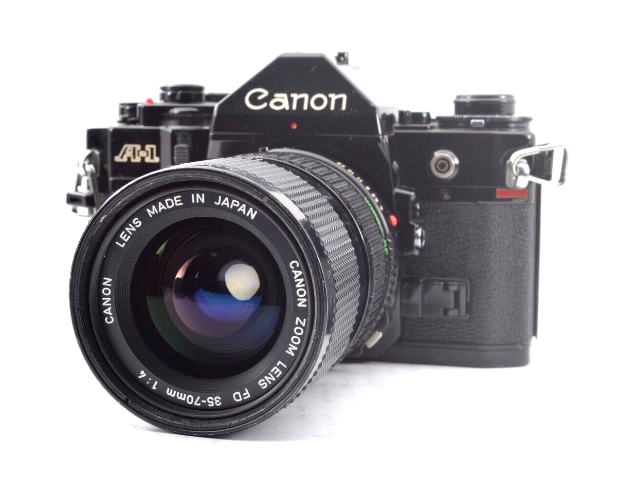 Mint】CANON A-1 + New FD 35-70mm f/4 35mm film camera From Japan