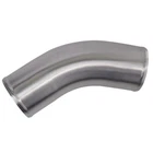 45 Degree 102mm 4" inch Aluminum Intercooler Intake Pipe Piping Tube hose 30cm