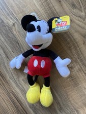 Disney Mickey Mouse 90 Years Of magic Original Pie Eye Mickey Small Plush New 
