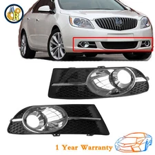 Pair Front Right & Left Fog light lamp Cover Trim For 2012-2017 Buick Verano