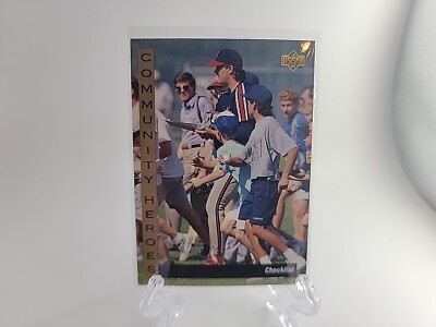 1993 Upper Deck - Checklist #30 Jim Abbott Community Heroes