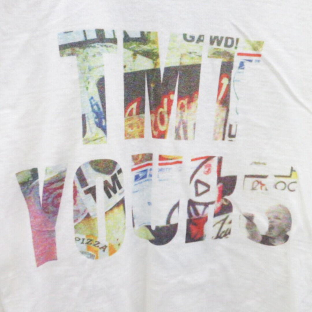 TMT T-shirt Cut & Sewn Short Sleeve Print M Ivory YK8 Used TMT T-shirt Cut & Sewn Short Sleeve Print M Ivory YK8 Used