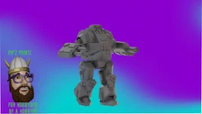 SD1-O Sunder Alternate Mech Model For Battletech 6mm-10mm-15mm