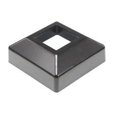 Single Piece Cover Plate for 2" Floor Flange - Flange Cover Black