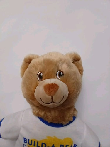 Build A Bear Base Oso Marrón Camisa Blanca 16" Peluche Juguete - Imagen 2 de 7