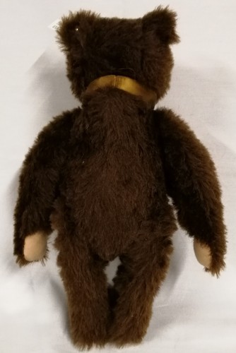 Steiff 420078 - "DICKY BROWNBEAR" 32cm dunkelbraun 1935 Replica Club Bear. - Bild 7 von 8