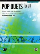Pop Duets for All Cello Violoncello Double String Bass Kontrabass Noten