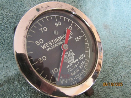 Antique Brass Westinghouse Duplex Brake Locomotive Train Star MFG PC. 79547 Used - Picture 3 of 10