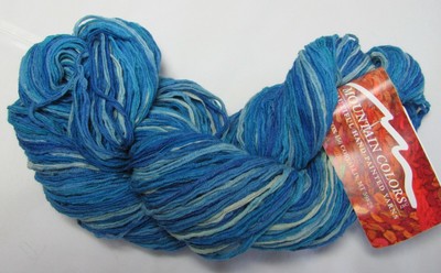 245 yds! 100g Mountain Colors MERINO RIBBON Hand Painted Yarn - Skyline