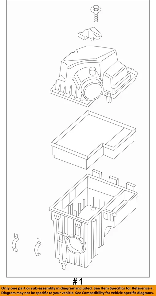 Conjunto de filtro de aire usado se adapta a: Ford Transit 250 2015 3,5 L turbo grado A Foto 4 de 4