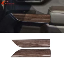 Front Door Panel Trim Cover for Chevy Silverado GMC Sierra 2019-2022 Wood Grain